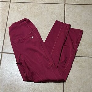 Gymshark Deep Red Leggings